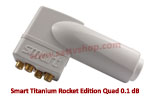 КОНВЕРТОР С 4 ИЗХОДА SMART TITANIUM ROCKET QUAD 0.1 dB КОНВЕРТОР С 4 ИЗХОДА SMART TITANIUM ROCKET QUAD 0.1 dB